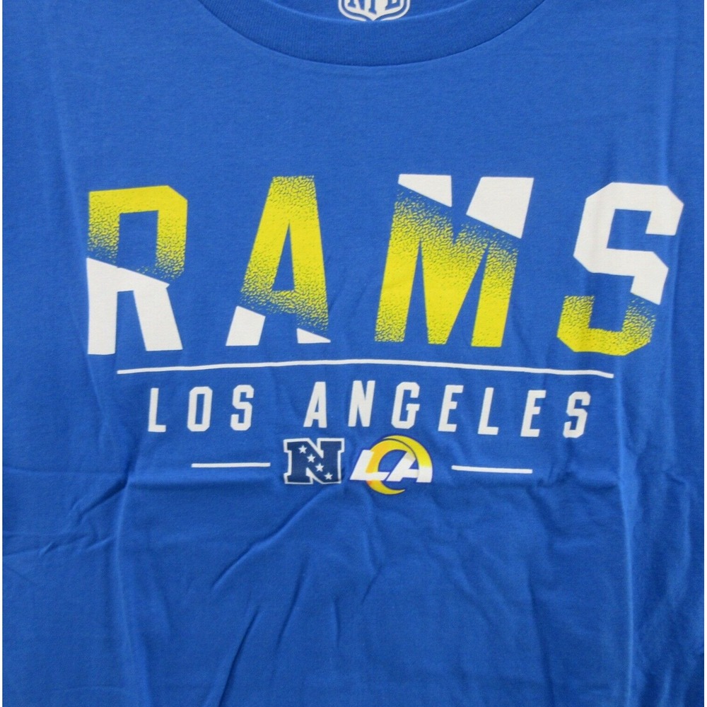 Los Angeles Rams Mens T-Shirt Large NFL Short Sleeve Tee 100% Cotton